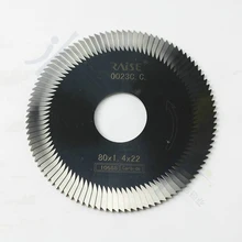 

Raise 0023C.C Carbide Tungsten Key Cutter 80*1.4*22mm*100T Saw Blade Mini Circular Blade Cutter For 100H 100G 100G1 100G2 100G3