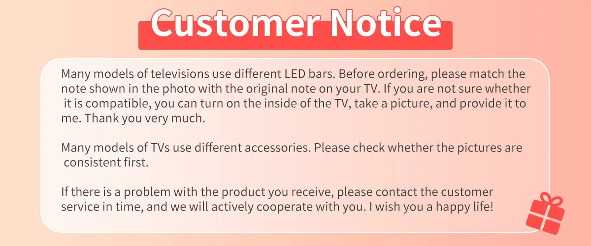 Description Picture 2 of itemLED strip 28LED For Shar p screen LK315D3LA63 32PFL6606H/60 32PFL6606H 32HFL5573D 32HFL5573D GT0326-1 GT0326-2 GT0326-4