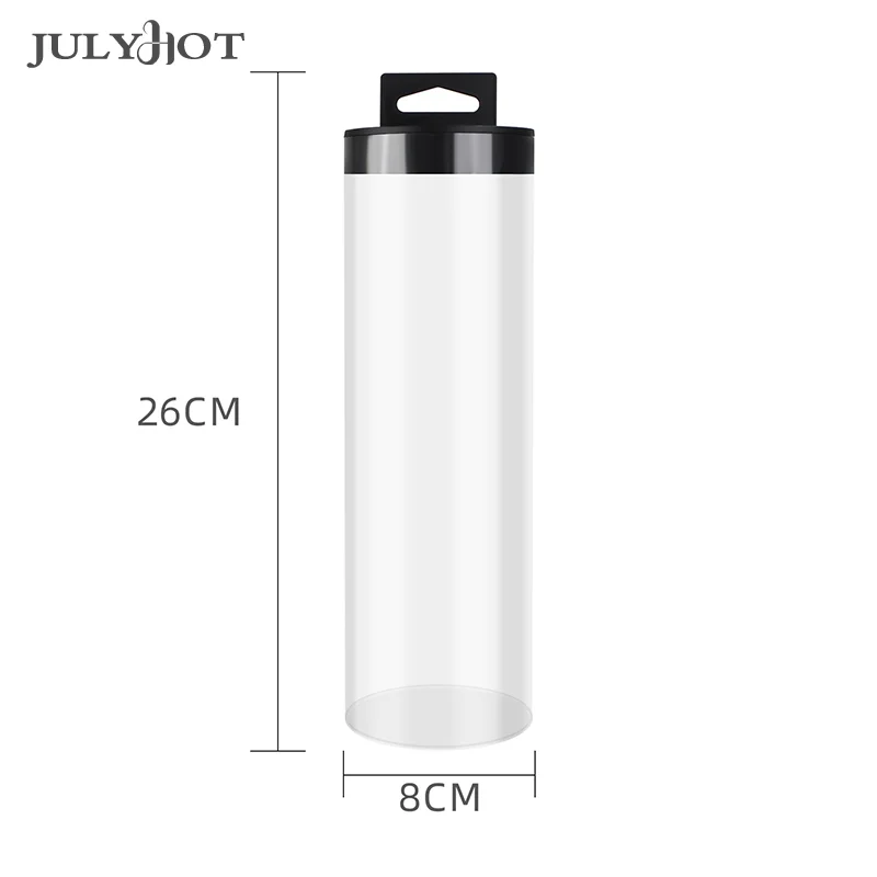 Pickleball Transparent Packaging Box Storage Box Cylindrical Plastic Tube Tennis Pickleball Display Transparent Packaging Tube