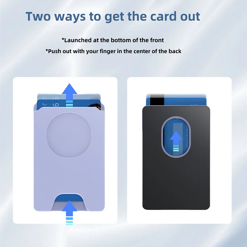 Magnetic iPhone Rubber Card Wallet Strong Suction Magnetic Wallet Phone Case For iPhone15/14/13/12Series Card Holder Phone Cover