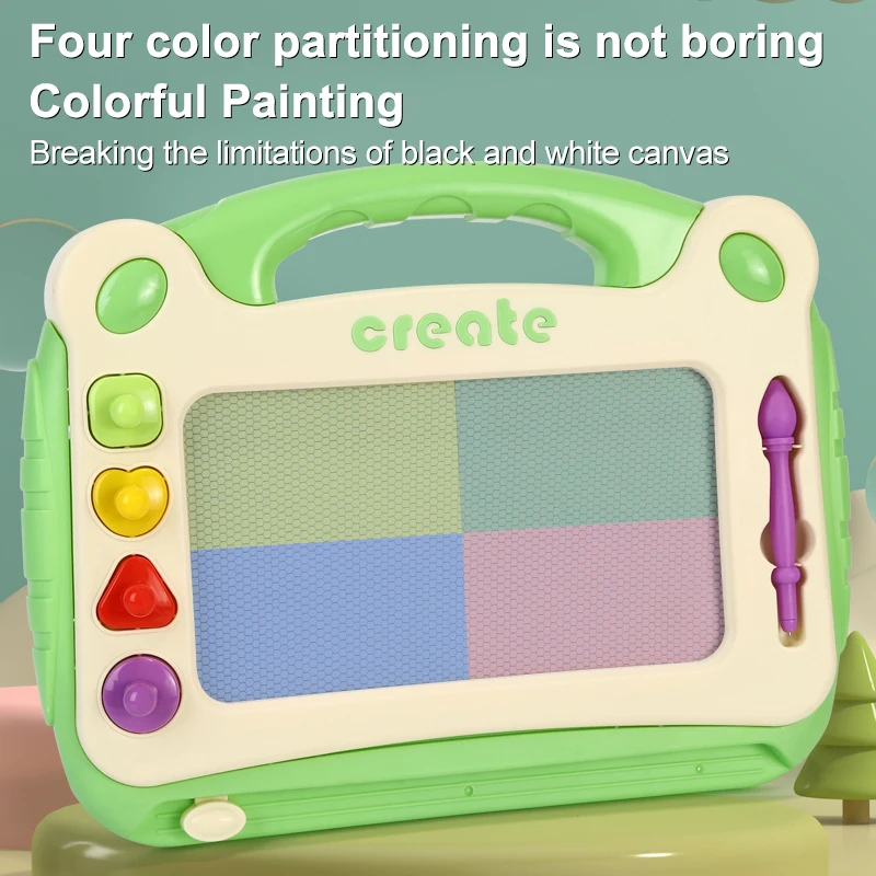 Children's magnetic drawing board, children's home writing board, children's early education puzzle drawing board toy 2