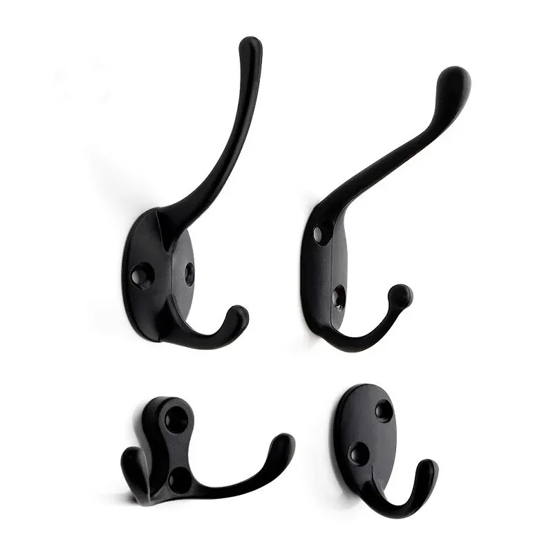 Zinc Alloy Bronze Wall Hooks with Screws Cloth Coat Bag Hat Bathroom  Kitchen Anitque Racks Hooks - AliExpress