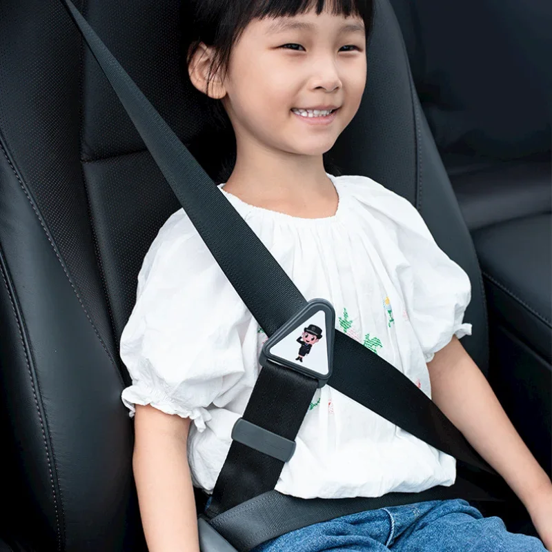 HOT Child Seat Belt Retainer Adjustment And Fixation Anti-stroke Belt Children Shoulder Guard Buckle Seatbelt Positioner ForKids