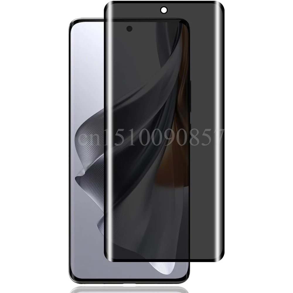 

3D Изогнутые Защитные пленки для конфиденциальности для Reno 10 CPH253, антишпионское защитное УФ-стекло для Reno 10 Pro CPH2525 Reno10Pro
