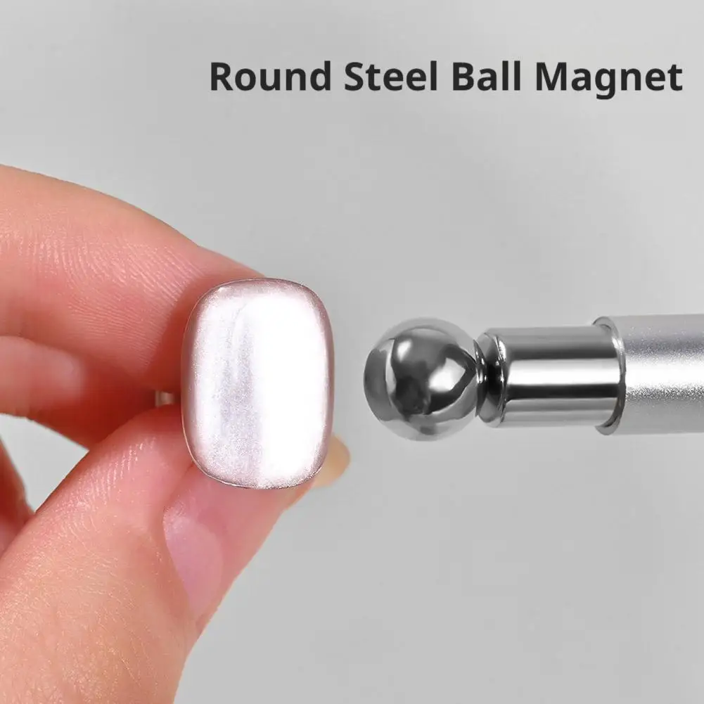 강력한 고양이 눈 자석 네일 도구 ? 초강력 자력으로 자동 흡착되는 유리구슬 효과, 넓은 빔 생성