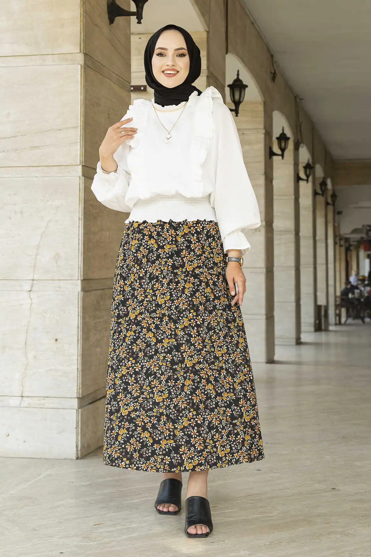 

Patterned Piliseli Skirt E-