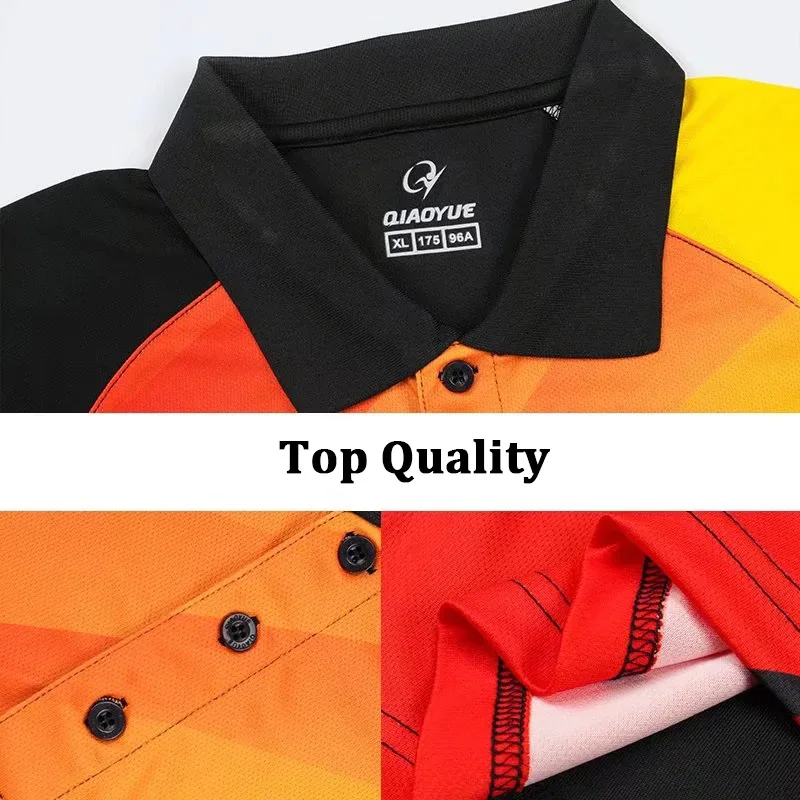 Top Quality Men Women Tennis T-shirt Table Tennis Tee Shirts Couple Print Golf Short Sleeve Volleyball Badminton Uniform Sportwe