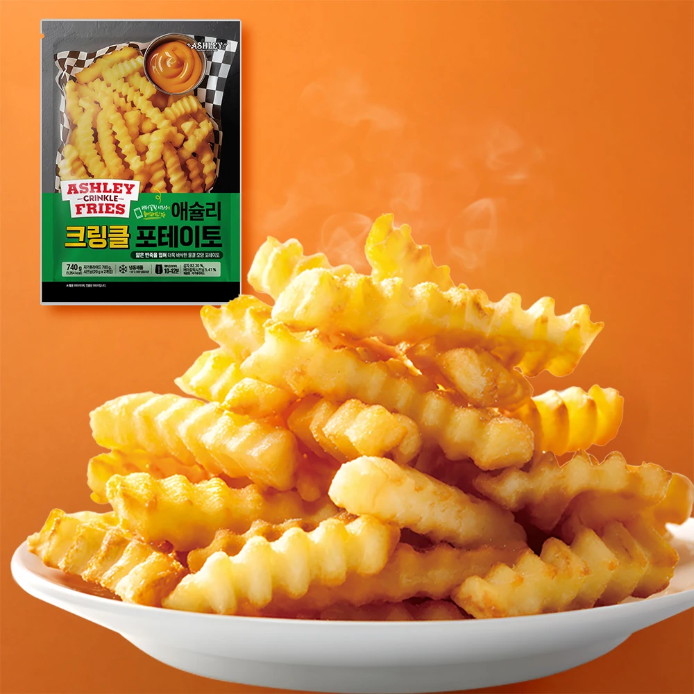 버터갈릭 크링클 감자튀김 740g - AliExpress