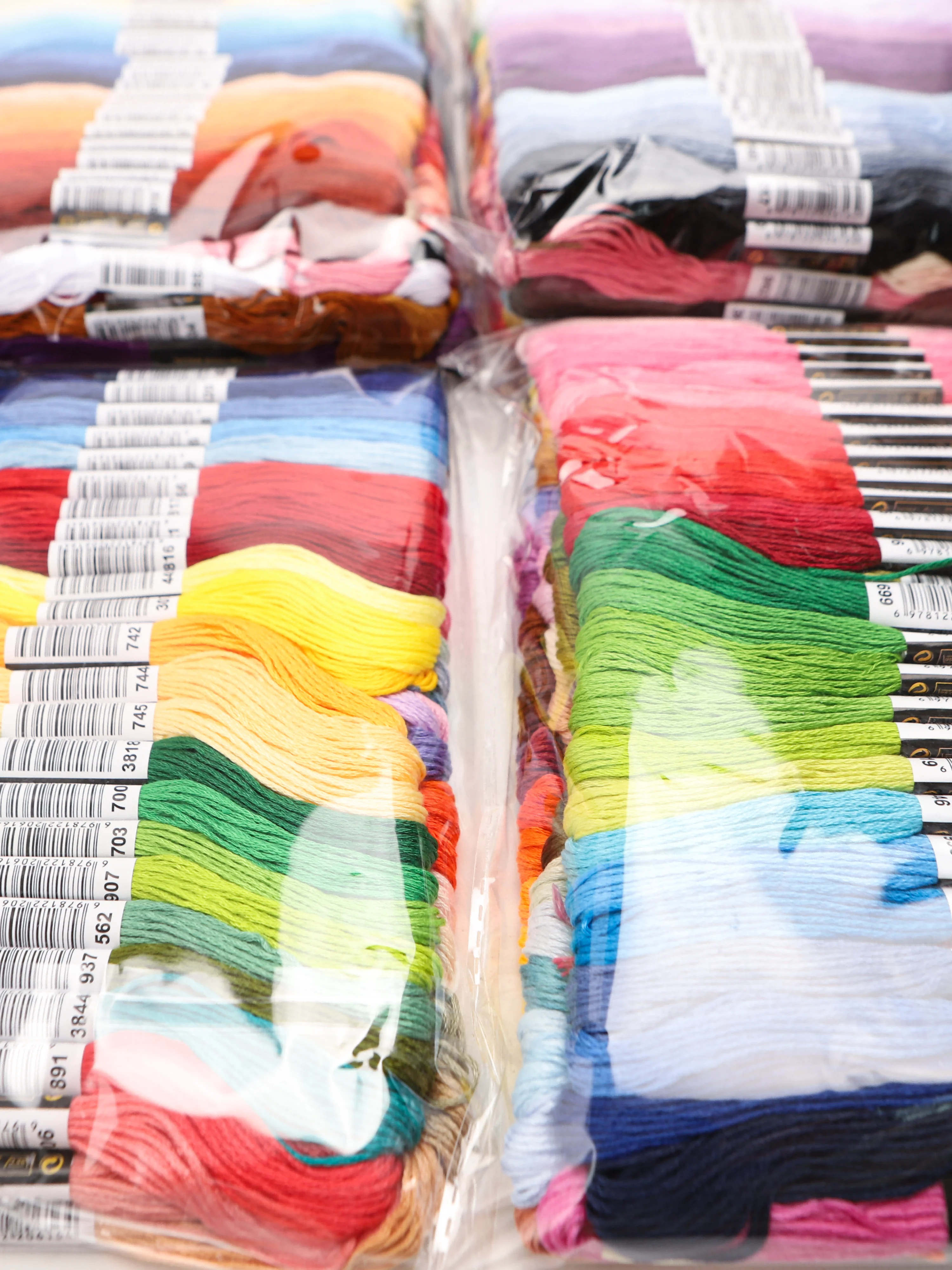 Cross Stitch Polyester Embroidery Floss 8 Meters Per Skein No Repeat DMC Colors 50/100/150/200/447 Pcs cross stitch floss,embroidery floss,embroidery thread,cross stitch thread,sewing thread