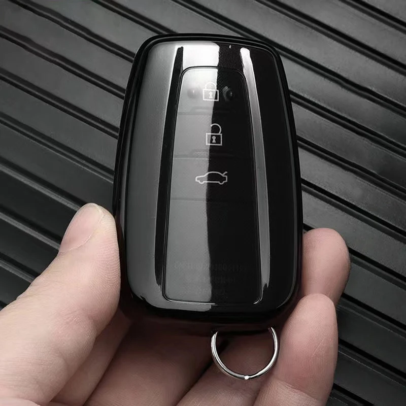 Premium Soft TPU Car Key Case Protector - Universal Auto Accessory Cover