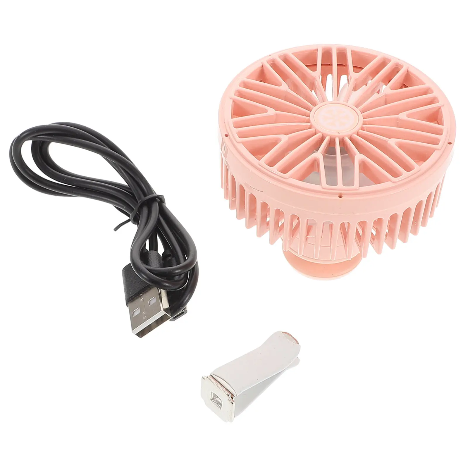 휴대용 USB 자동차 팬, 소형 속도 조절 가능 자동차 내부 팬, 에어벤트 냉각용 휴대용 자동차 팬, 에어벤트 팬