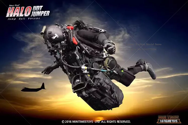 1/6 ネイビーシールHalo UDTジャンパージャンプスーツ H-04 HALO UDT JUMPER Jump SuitVersion NO.M004