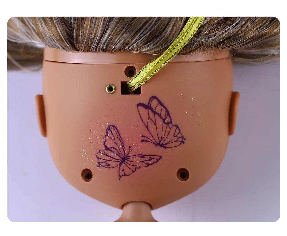 Anjelica – Premium Custom Neo Blythe Doll with Multi-Color Hair, Dark Skin & Matte Cute Face 21