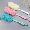 Long Handle Back Brush Body Scrubbers Shower Hanging Body Brush Sponges Soft Mesh Bath Shower Brushes Bath Accessories for Adult 4
