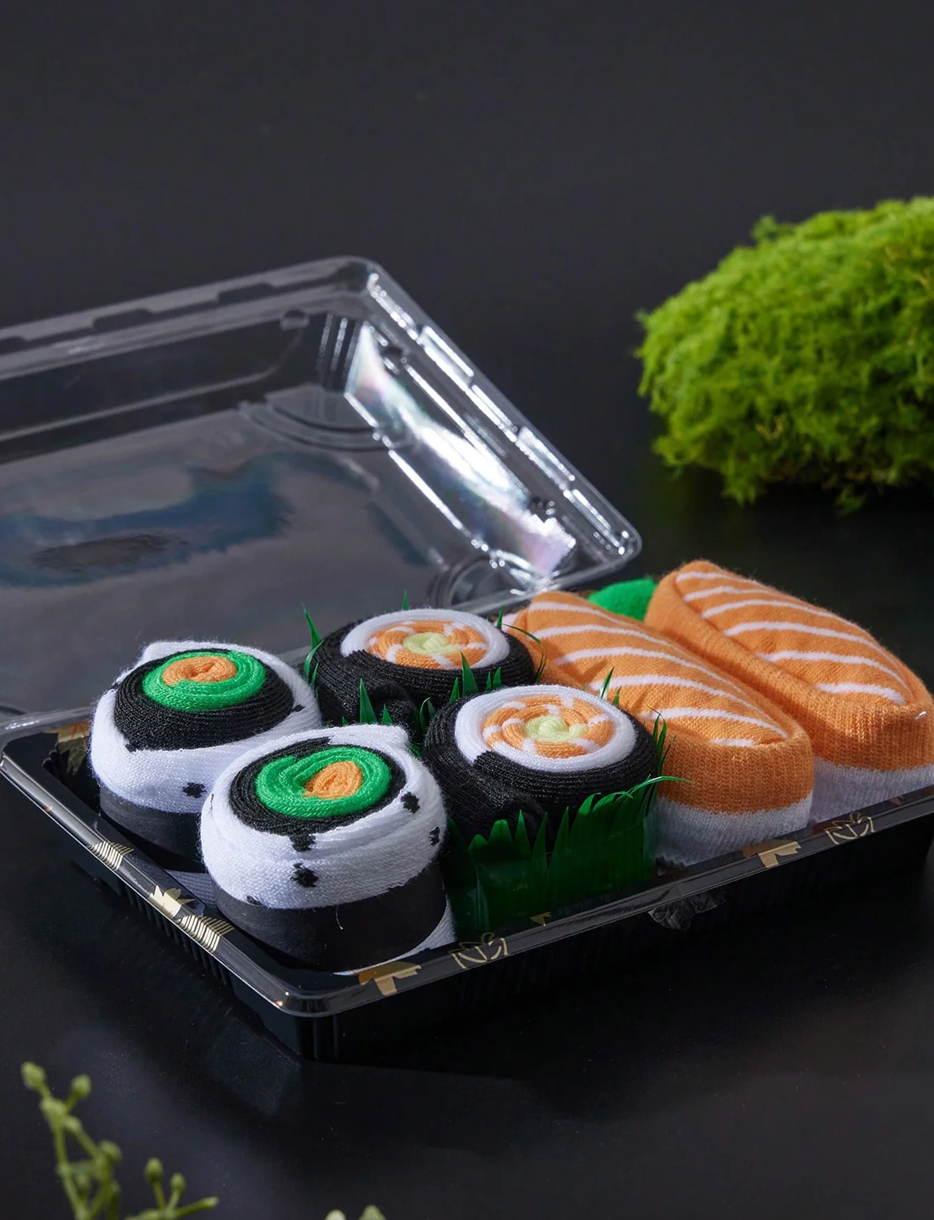 Unisex Colorful Sushi Socks Gift Set - Trendy, Comfortable, All-Season Fun