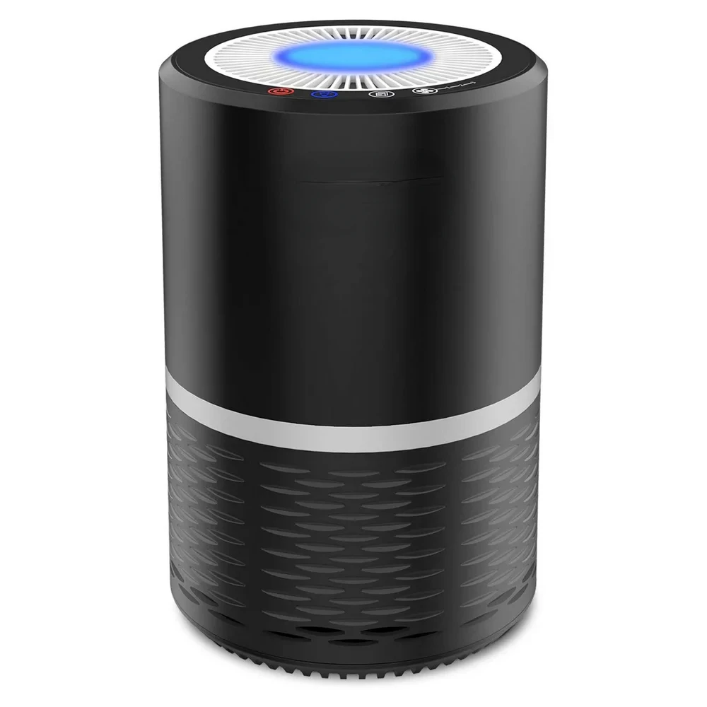 Air Purifier -H132 for Allergies and Pets,Smoke, Mold, Optional Night Light, Black Ozone genrator Oxygen concentator Refrigerato