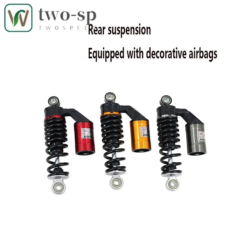 High Quality 210MM Rear Shock Absorber for Citycoco Electric Bicycle Scooter with Decorative Airbag Rear Damping Spring