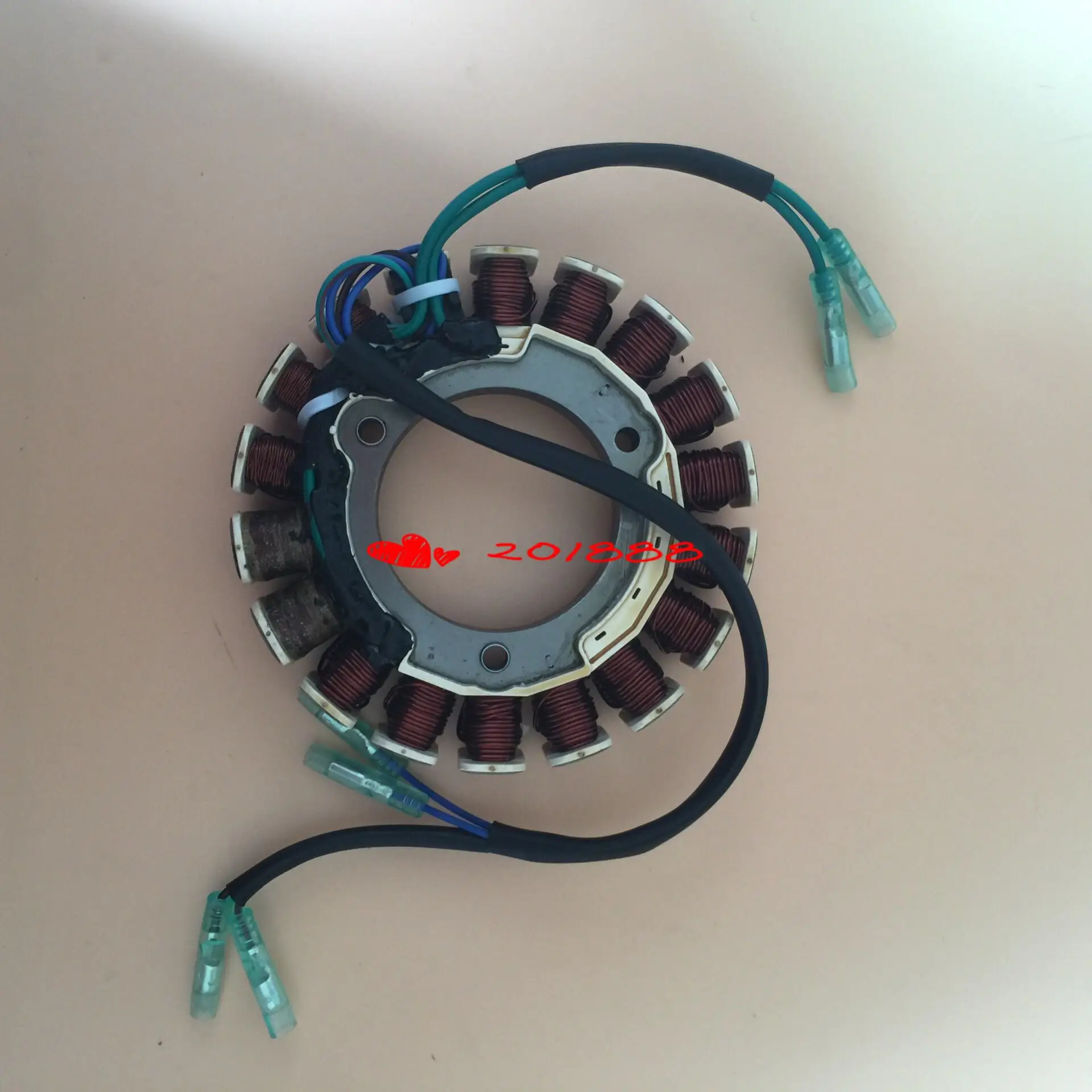 Charging and ignition coil assembly four stroke 20 horsepower outboard engine installation accessories