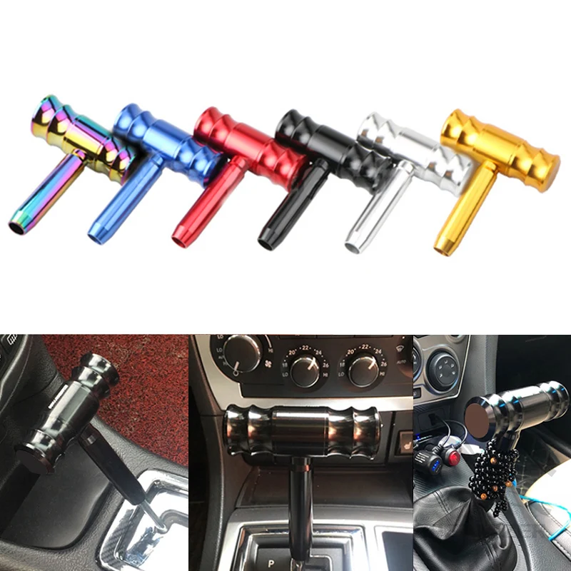 Universal114mmCarAutoTShapeAircraftJoystickGearShiftKnob