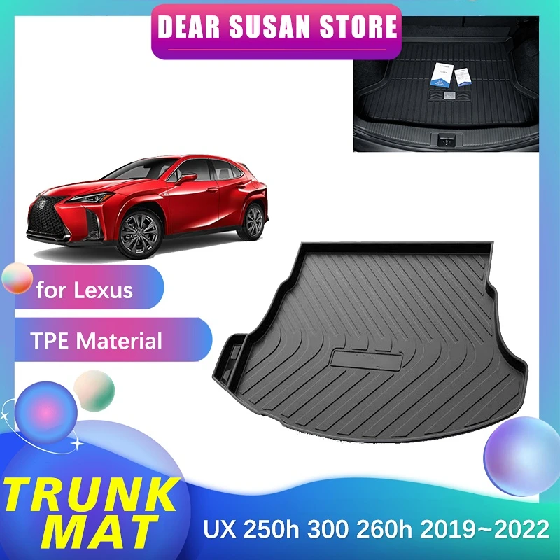 Car Special Rear Trunk Mat for Lexus UX 250h 300e 200 Hybrid ~ Rug Waterproof Floor Pad Space Decoration Accessorie