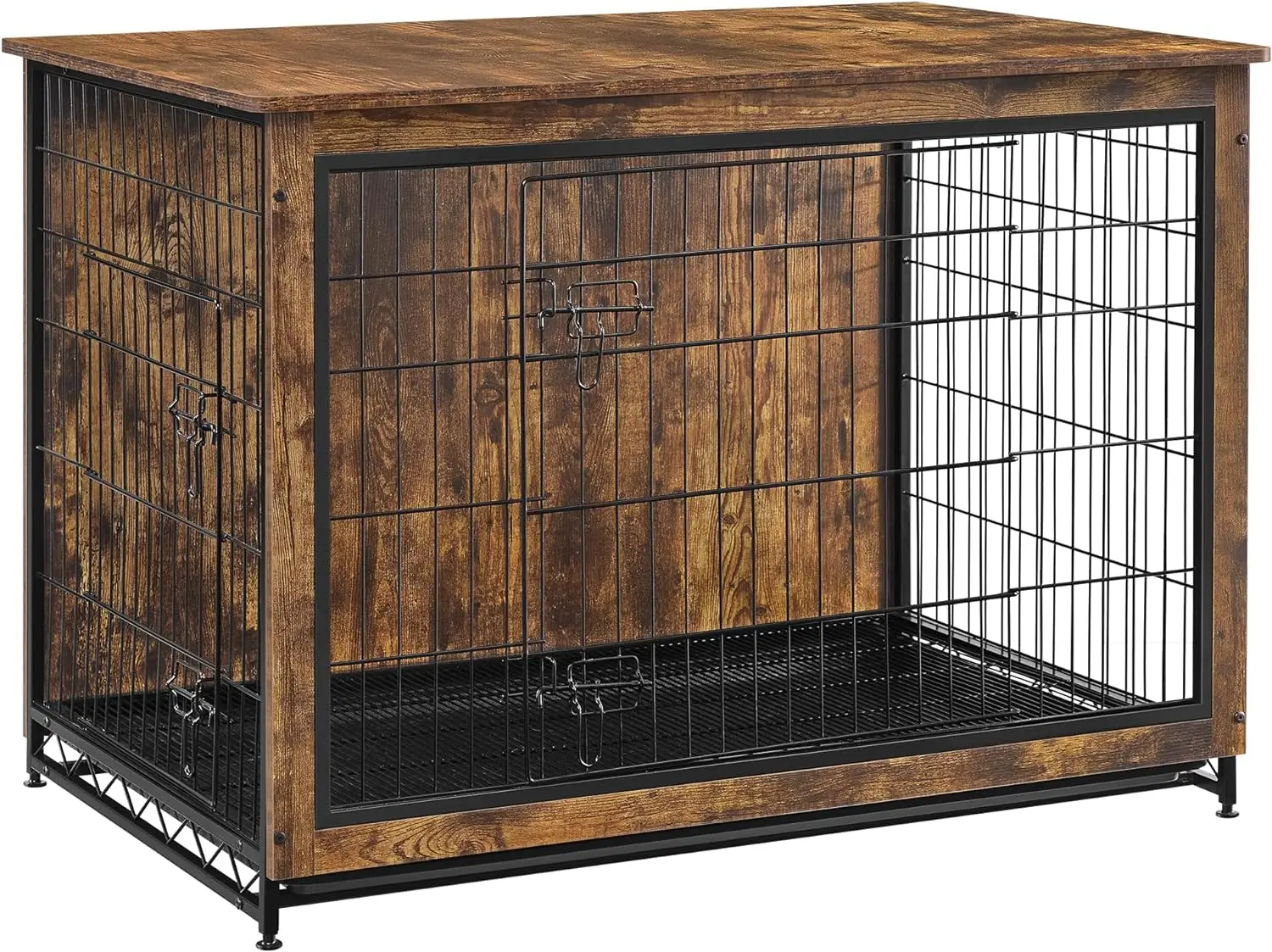 

Feandrea Dog Crate Furniture, Side End Table, Modern Kennel for Dogs Indoor up to 80 lb, Heavy-Duty Dog Cage with Multi-Purpose