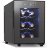 Wine Cooler Refrigerator, Wines Cooler with Digital Temperature Control, 46-66℉ Mini Freestanding 6 Bottle Wine Refrigerator 1