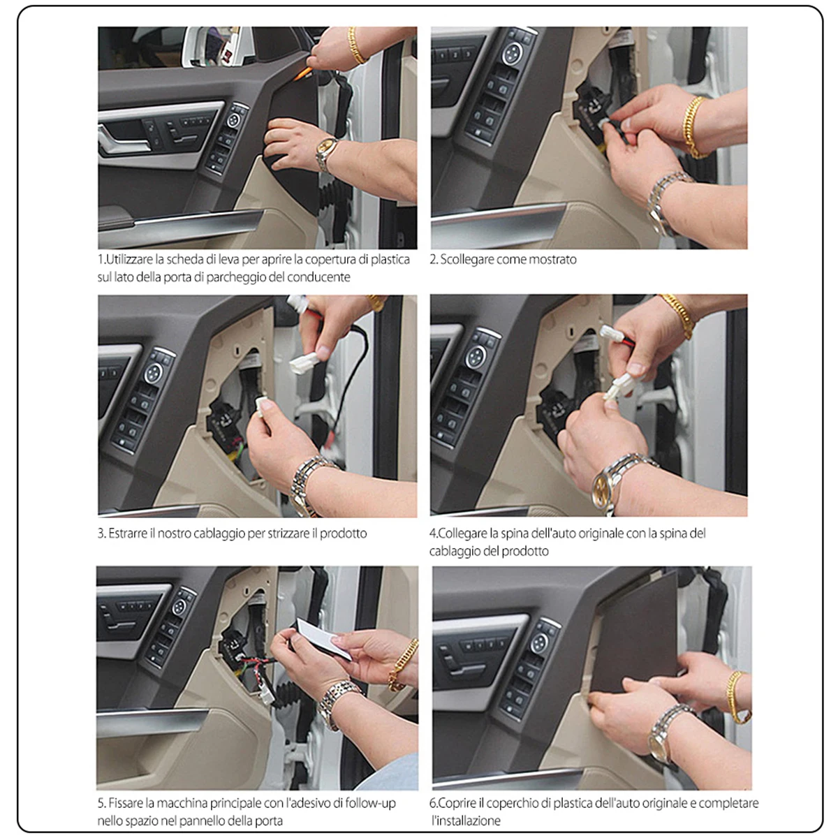 Power Window Switch Compatible with A-Klasse W169 2004-2012 Electric Window Switch Left Driver Side Window Switch Replacement
