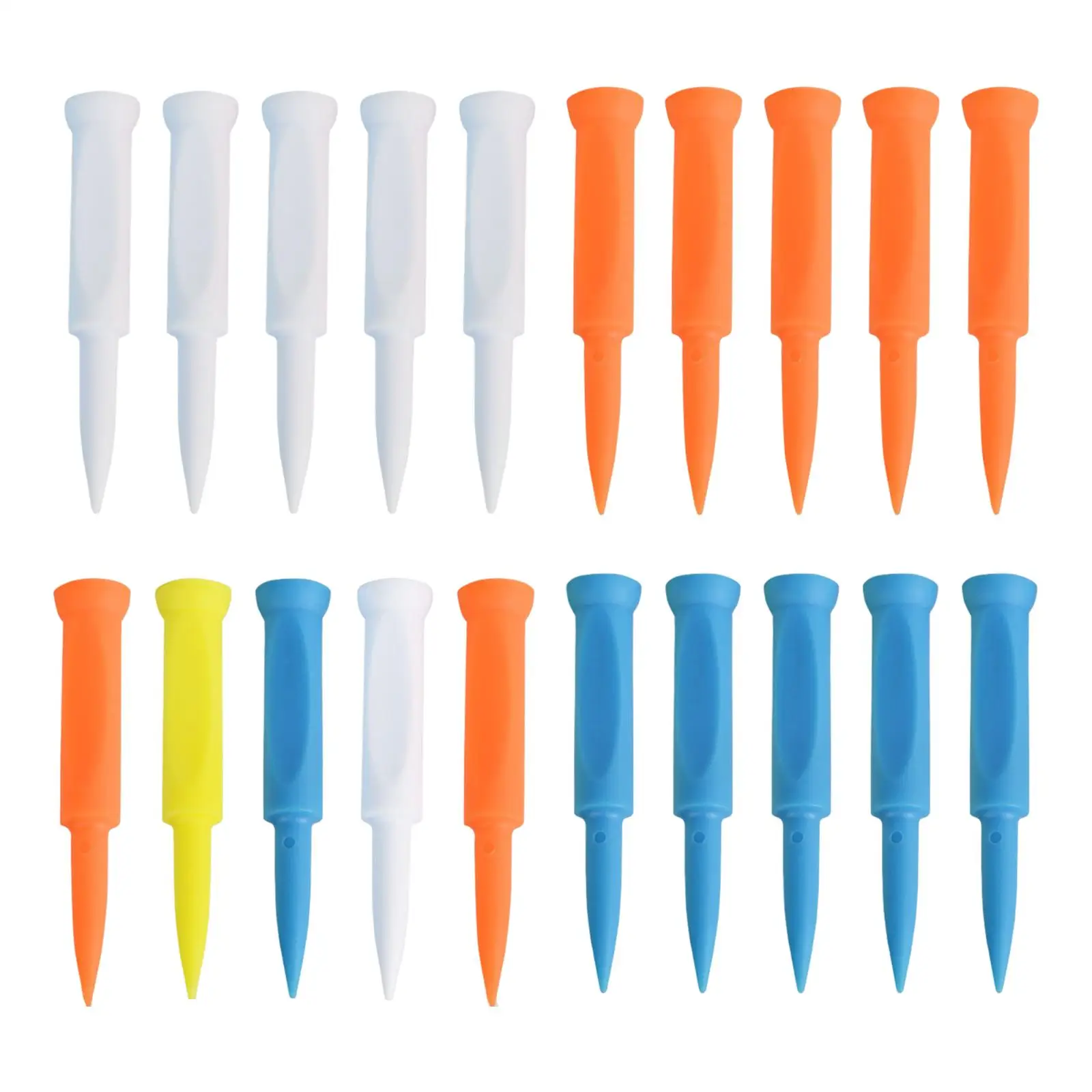 

5x Golf Tee Durable Easy to Install Professional Portable Golf Mat Tees for