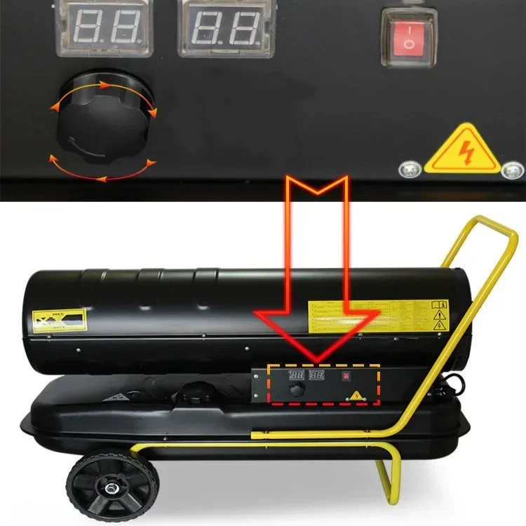 High Effective Industrial Diesel Heater/Diesel Oil Air Heater 30Kw Diesel Fuel Heater For Farm Greenhouse 6