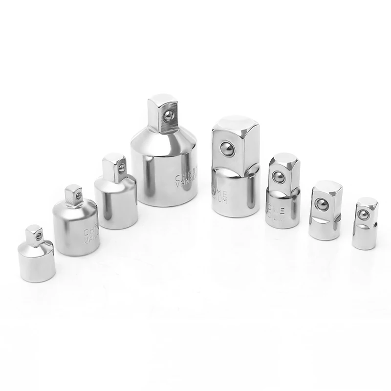 1/4 3/8 1/2 Drive Socket Adapter Square/Hex Head Ratchet Converter