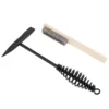 10.5 Inch Welding Hammer Tools Cone Vertical Chisel Coil Spring Handle Welding Chipping Hammer with 7.78 Inch Wire Brush 1