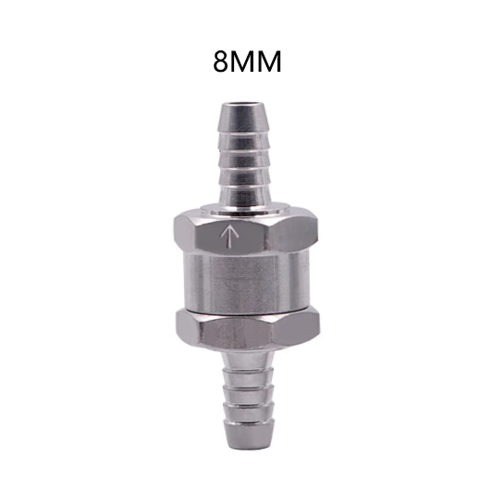 Universal Fuel Non Return Check Valve 6/8/10/12mm Aluminium Alloy Petrol Diesel Water Fuel Line One Way for Peugeot Renault