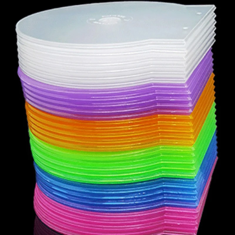Transparent Plastic CD DVD Storage Case 12.5CM