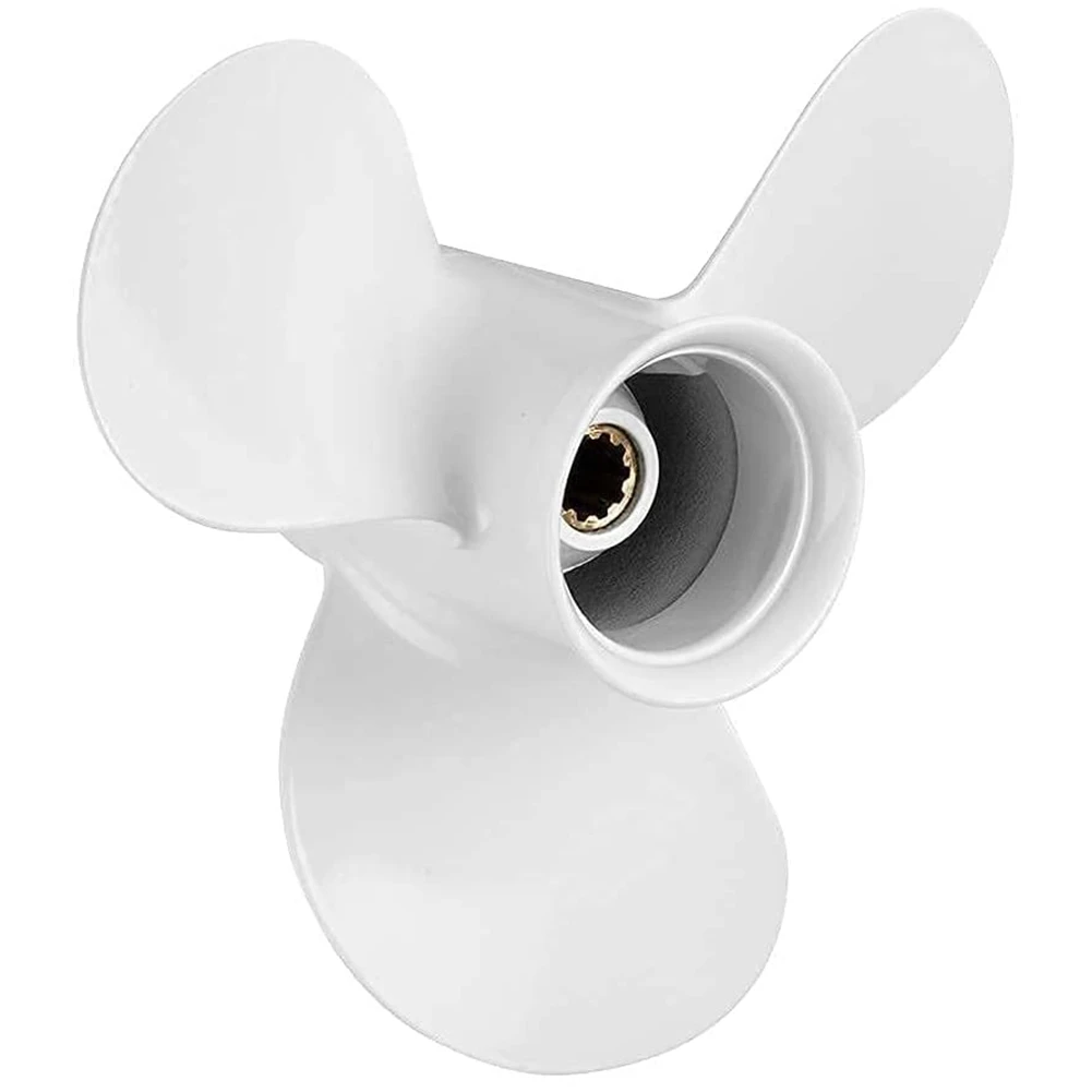 For Yamaha 20Hp 25Hp 9 7/8X10 1/2 Outboard Propeller Boat Motor 20 25 30 Screw 3 Blade 10 Spline Engine Part