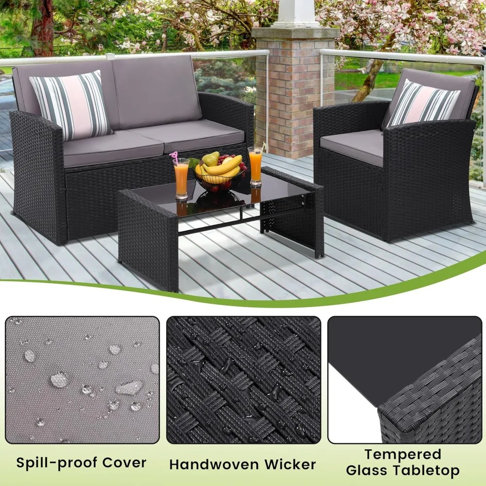 Outside Rattan Sectional Sofa 5