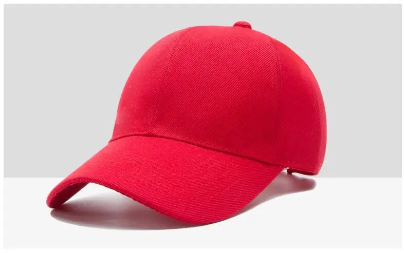 

2022 Baseball Cap Sun Hat Mens Solid Color Outdoor Adjustable Cotton Hats