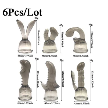 AV Rod Vibrator Accessories,Magic Wand Attachment,AV Massager Head Caps,Sex Toy Attachment For Woman Anal and vagina stimulation 3
