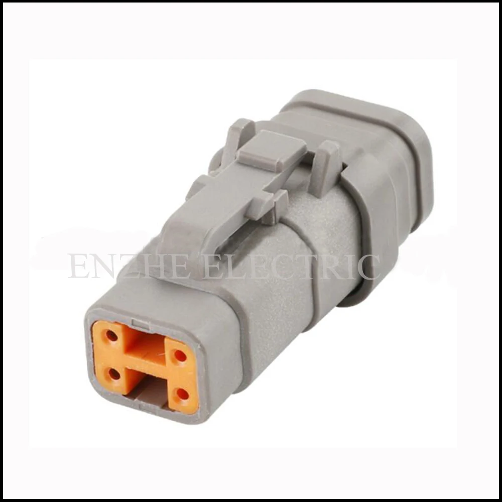 

100SET DTM06-4S-E007 auto Waterproof connector cable 4 pin automotive Plug famale male socket Includes terminal seal