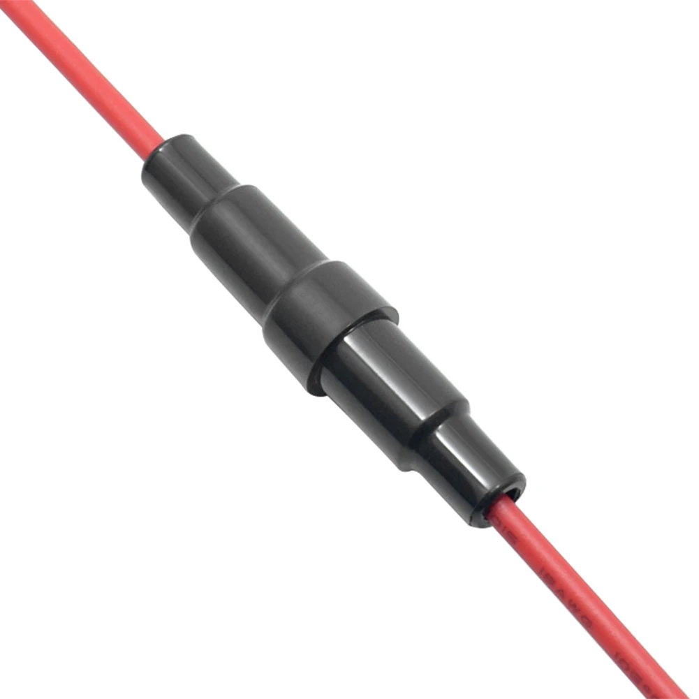 10pcs 5x20mm/6x30mm Screw Types Fuse Holder 22AWG Glass Tube Fuse Holder Preventing Short Circuits Auto Parts