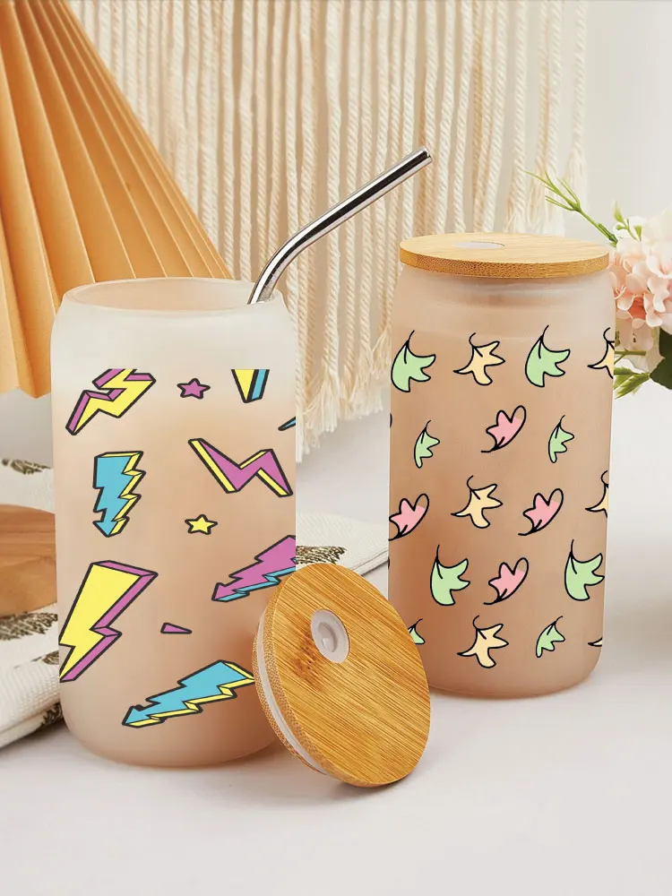 UV DTF Transfer Sticker PRAY MAMA Teacher For The 16oz Libbey Glasses Wraps Bottles Cup Can DIY Waterproof Decals D2629