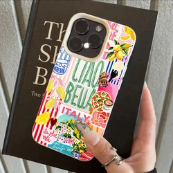 Vibrant Lemon Collage Pattern Phone Case Cover - Galaxy S23+ (Antique white)