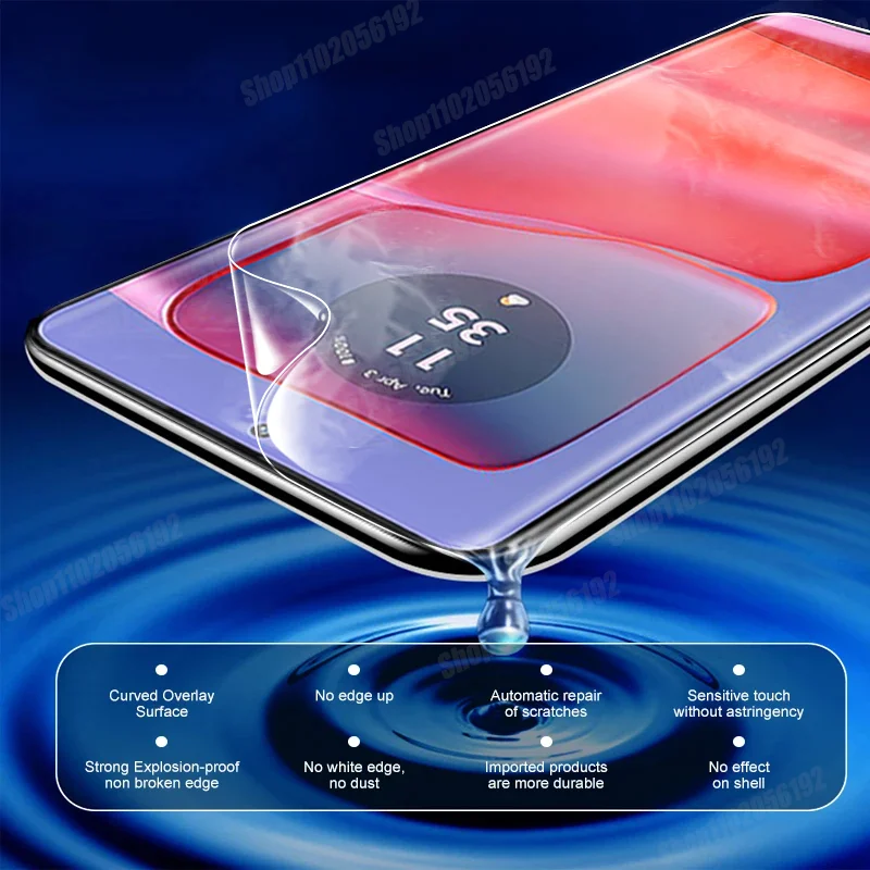 3PCS HD Hydrogel Film For Motorola Edge 50 Pro 40 30 Ultra 60 Fusion Screen Protector For Motorola G84 G85 G64 G54 G32 G72