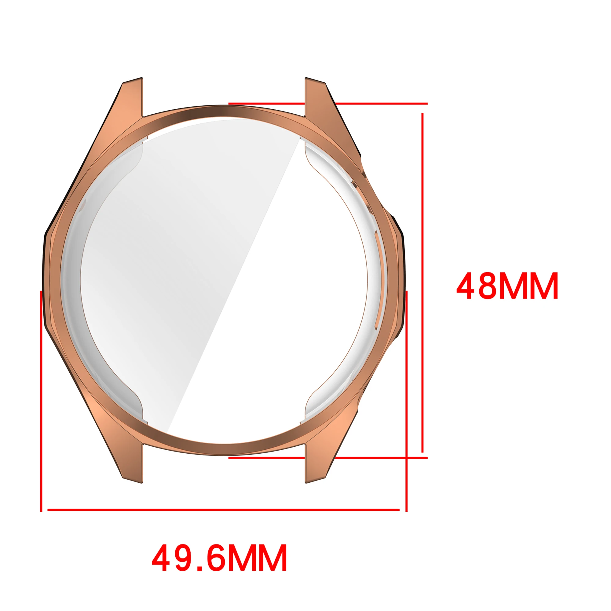 Premium TPU Protective Case for Smartwatch - Full Screen Protector Shell & Bumper Cover
