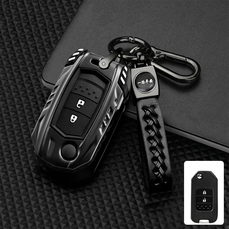 

Zinc Alloy Car Key Case Shell Cover Fob For Honda Civic HRV CRV XRV CR-V Crider Odyssey Pilot Fit Accord Protector Accessories