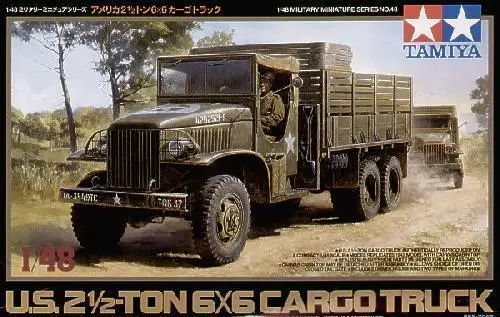 

Tamiya 32548 1/48 Scale Military Model Kit US Army M35 2.5 Ton 6x6 Cargo Truck Model Building