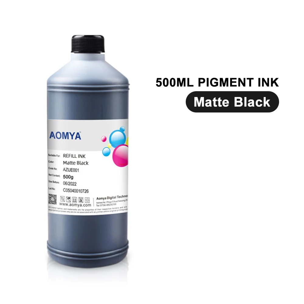 Garrafa de Tinta Pigmentada para Impressora Kit de Recarga de Tinta Pfi120 Pfi 120 500ml Canon Tm200 Tm205 Tm300 Tm305 200 205 300 305 - Imagem 3