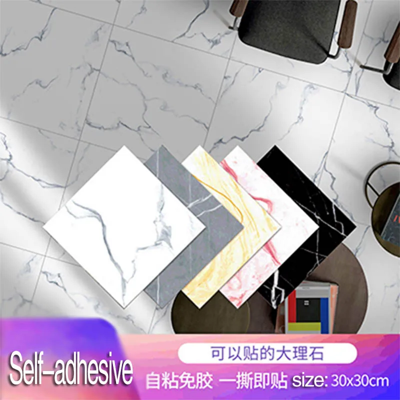 

20 pieces of marble floor stickers 3D wall stickers 30x30 cm home DIY decorative stickers self-adhesive waterproof PVC wallpaper