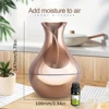 Air humidifier usb mini ultrasonic white transparent Humidifier household atomizer 130ML aromatherapy diffuser colorful lights 2