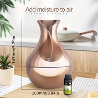 Air humidifier usb mini ultrasonic white transparent Humidifier household atomizer 130ML aromatherapy diffuser colorful lights 2