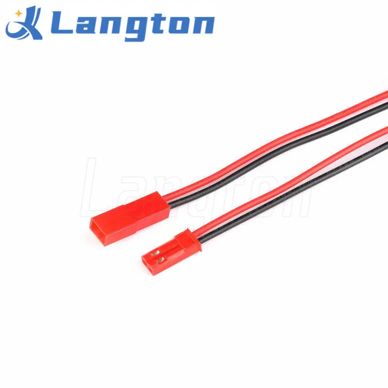 10Pairs 100mm 200mm 2 Pin JST Plug Connector Male+Female Plug Connector Cable Wire for RC Toys Battery LED Lamp